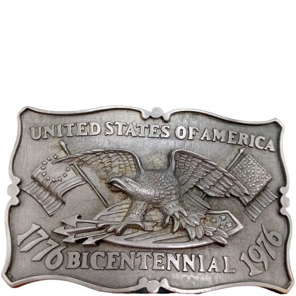 Swiss Miss Hot Chocolate Belt Buckle Cocoa 1976 Bicentennial Limited Edition Ad - Picture 1 of 9